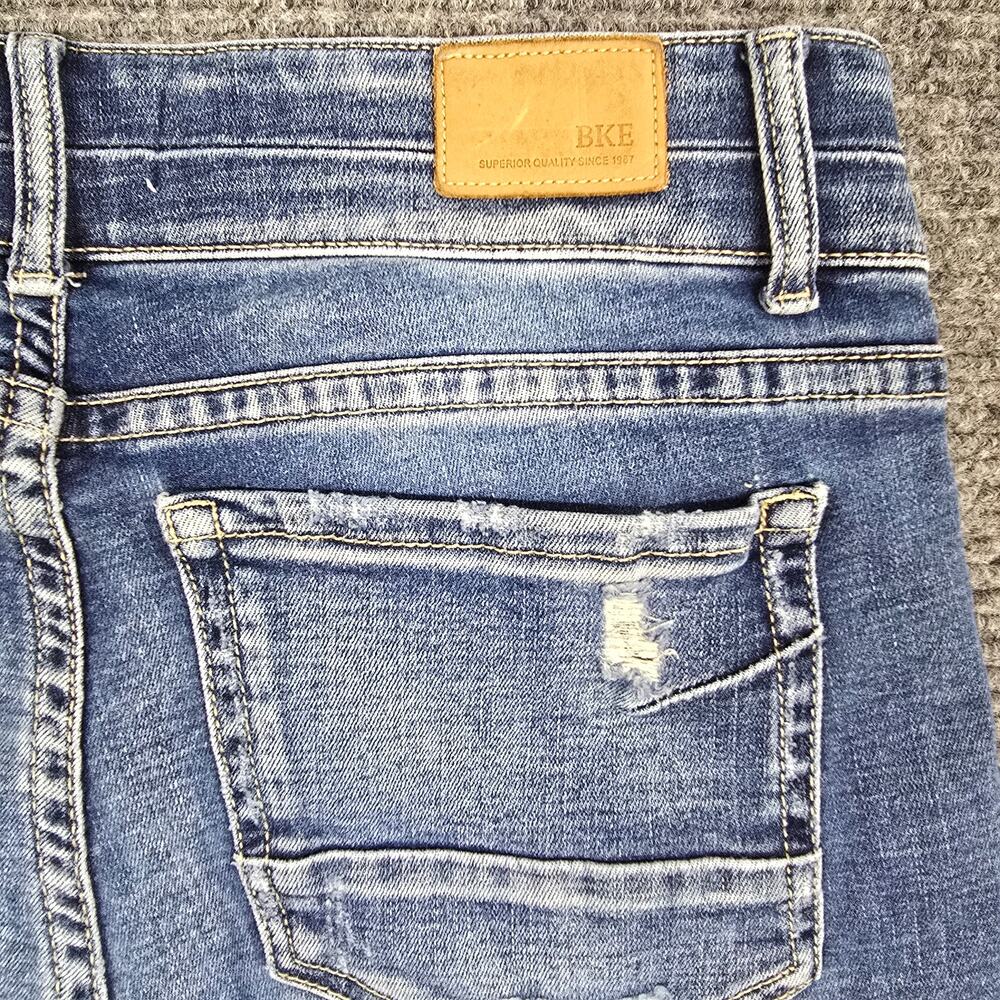 BKE Payton Jeans Womens 29x31.5 Mid Rise Bootcut Light Wash Stretch Denim View 6